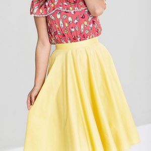 Paula 50's Skirt Yellow